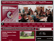 Tablet Screenshot of nelighoakdaleschools.com